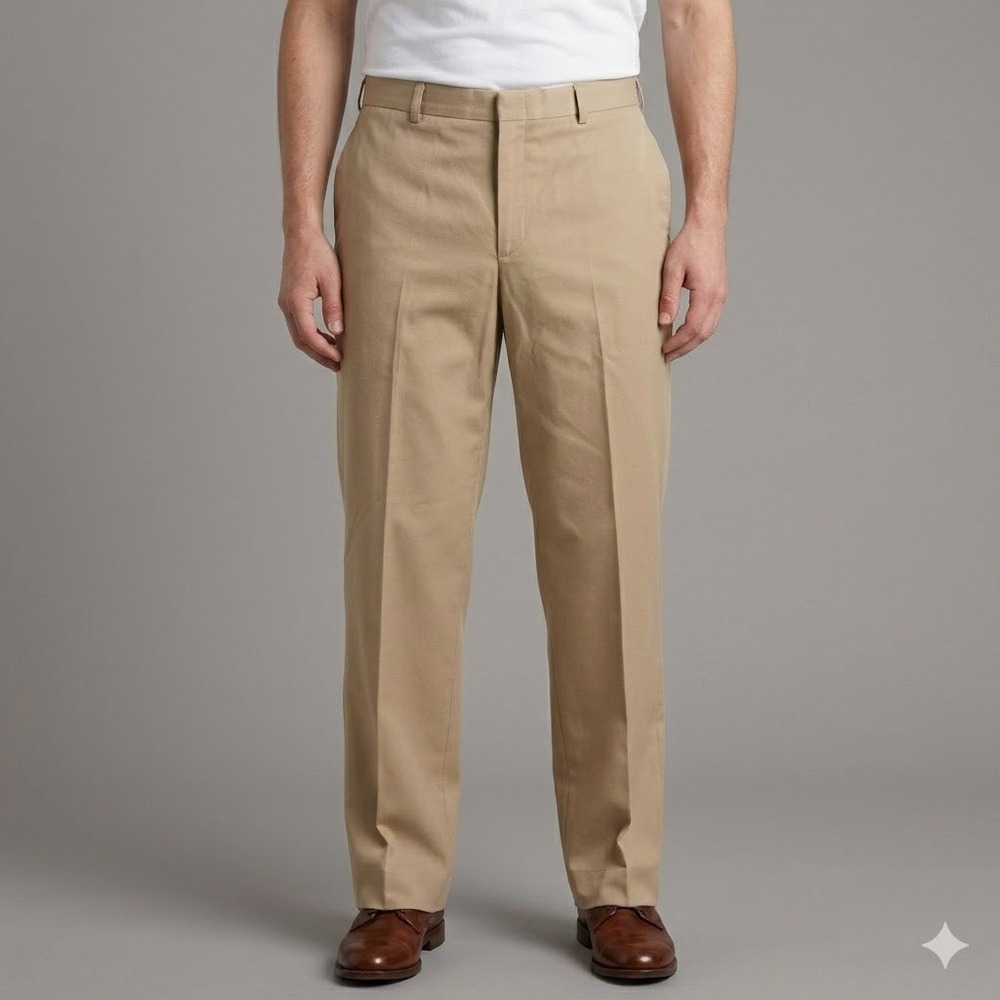 U.S. Navy Official Uniform Khaki Pants Creighton Classic 37R NWT